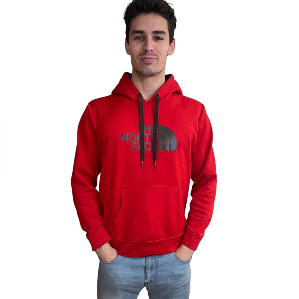 The North Face Men’s Half Dome Pullover in Red and Gray Size L